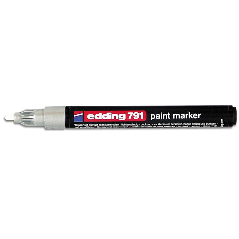 Маркер edding Paint e-791/11, 1-2 мм круглий білий